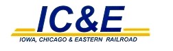 IC&E Railroad logo