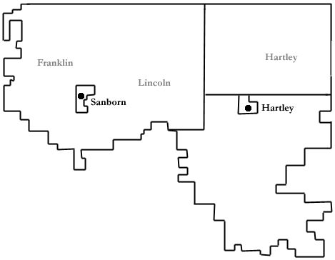 Map outlining HMS school district